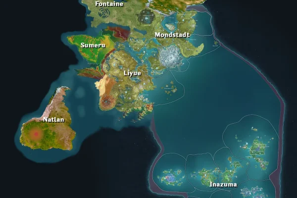 ภูมิภาคทั้ง 7 แห่งของ Teyvat: จาก Mondstadt ถึง Sumeru และอนาคต